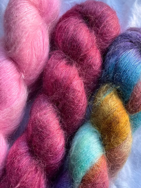 Kit 3 suspiros / Kid Mohair